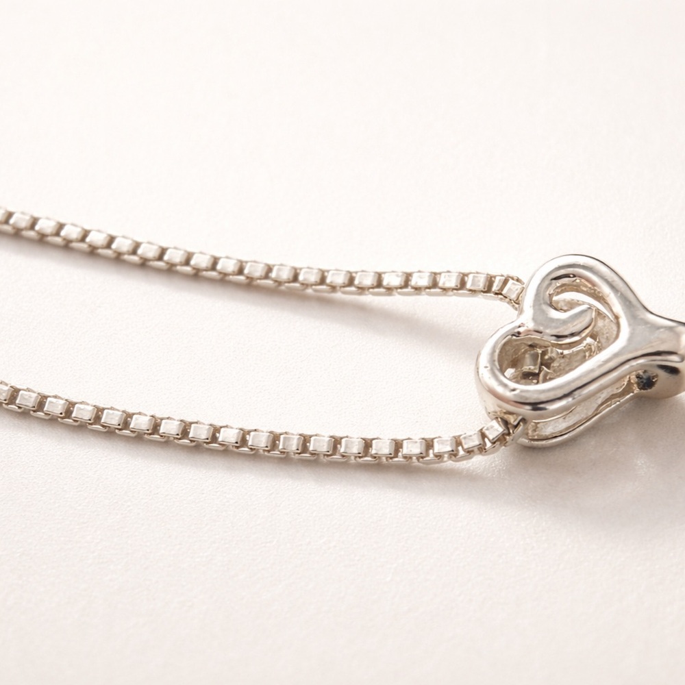 Hallmark 1/5 CT Lab Diamond Heart Pendant 925 Sterling Silver Necklace 18” - Picture 6 of 9